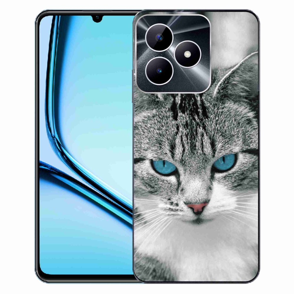 Zselés borító mmCase a Realme Note 50 készülékhez - cat view 1