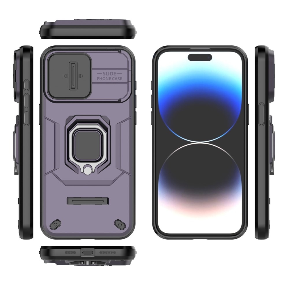 Ütésálló borítás iPhone 15 Pro készülékhez - lila