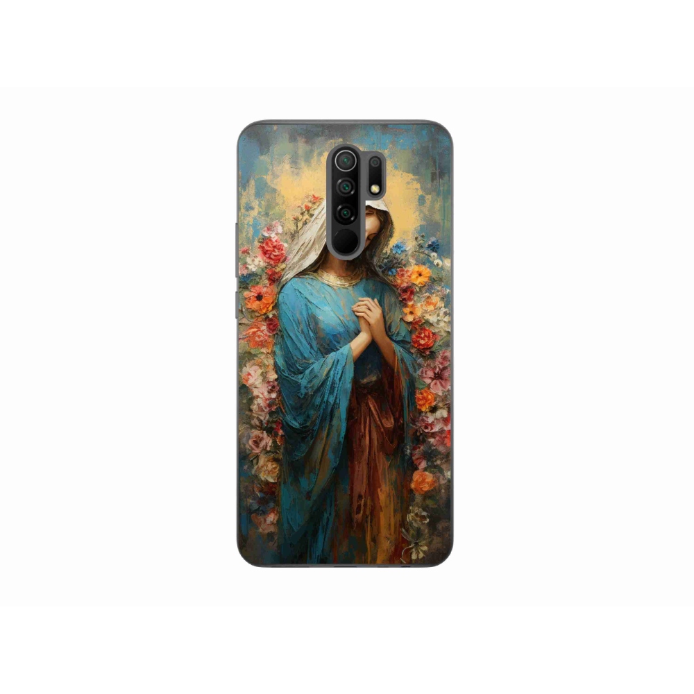 Gél borítás mmCase a Xiaomi Redmi 9-en - szent nő