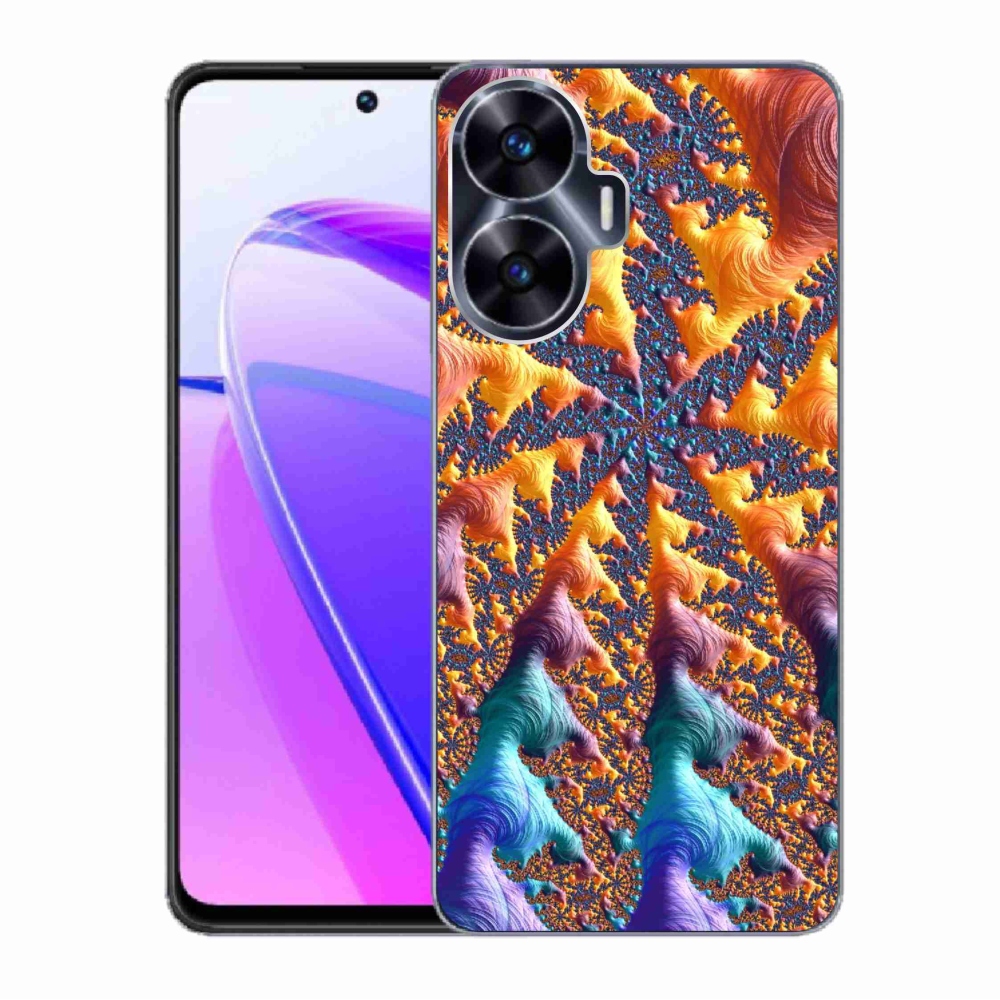 Gél borítás mmCase a Realme C55 készülékhez - absztrakt motívum 23