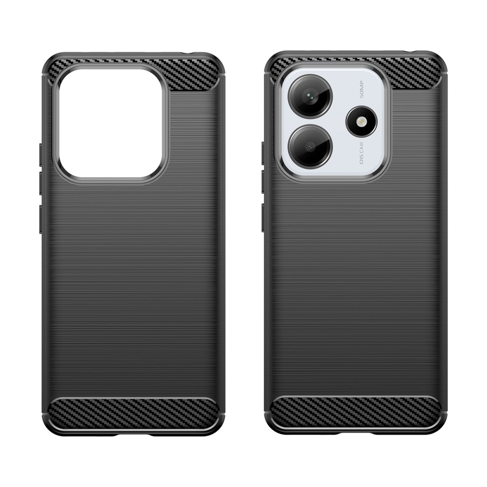 Szénálló zselés tok Xiaomi Redmi Note 14 5G - fekete
