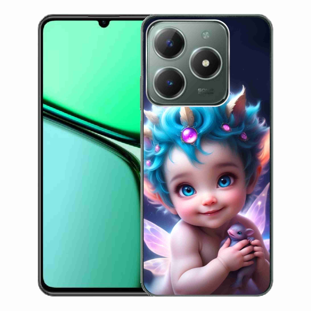 Gél borítás mmCase a Realme C61 készülékhez - baba pillangószárnyakkal