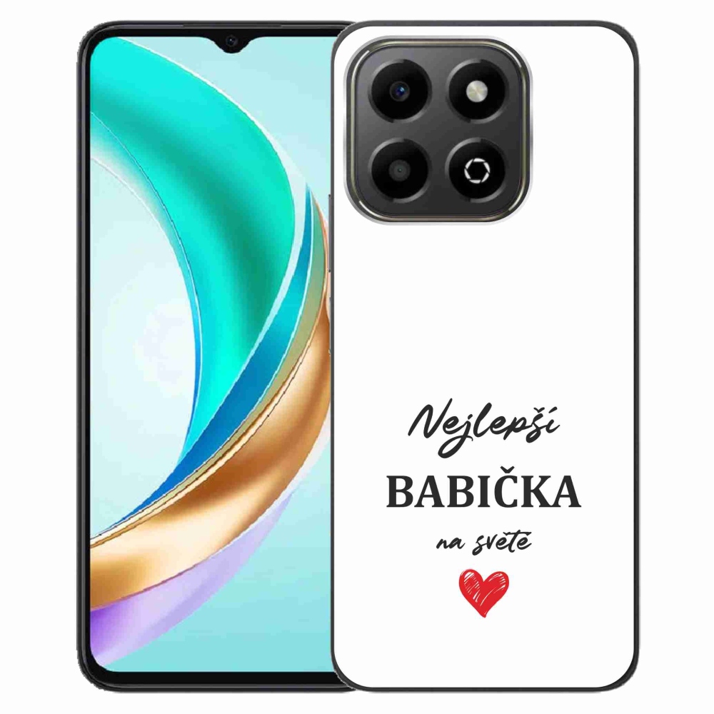Gél borítás mmCase a Honor X6b készülékhez - Best Grandma 1 fehér háttér