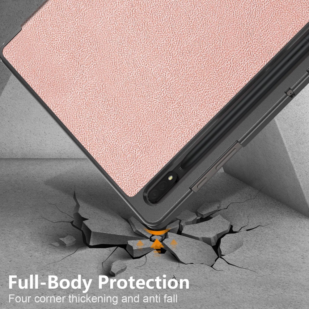 Ügyes záró tok Samsung Galaxy Tab S9 Ultra/Tab S10 Ultra - rózsaarany