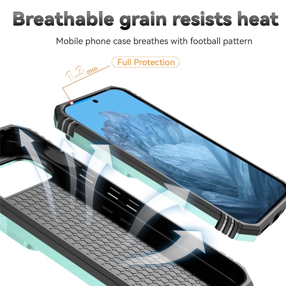 Csúszásálló borítás a Google Pixel 10 Pro/Pixel 10/9 Pro/9 készülékhez - zöld színű
