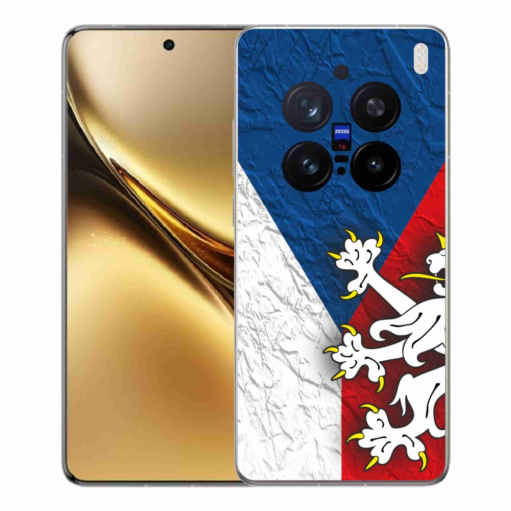 Zselés borítás mmCase a Vivo X200 Pro 5G - cseh zászlóhoz 1