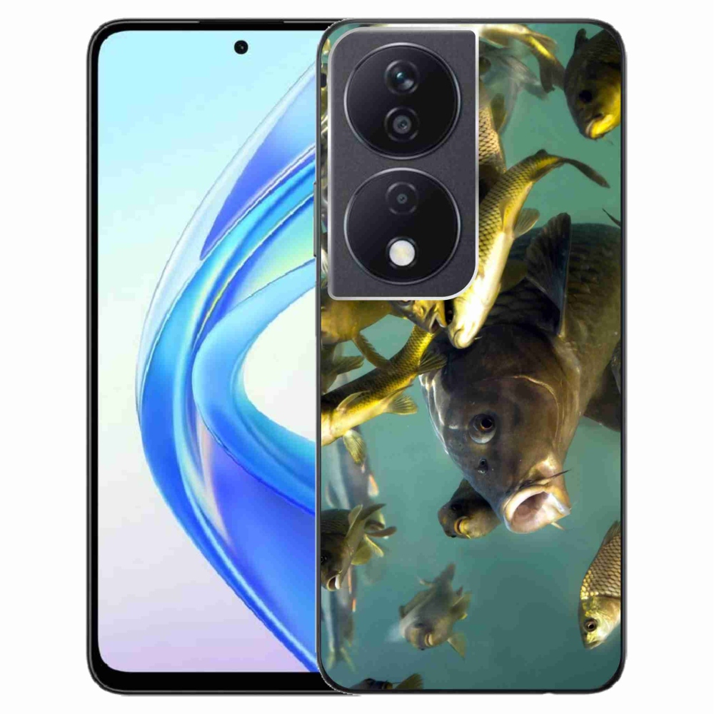 Gél tok mmCase a Honor X7b/Honor 90 Smart számára - halak iskolája