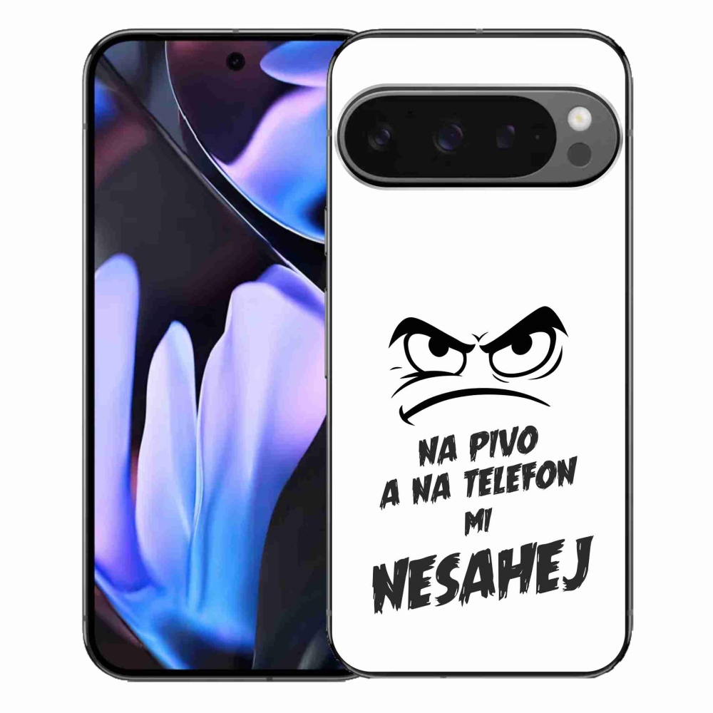 Gél borítás mmCase a Google Pixel 9 Pro XL-hez - sör motívum 2 fehér háttérrel