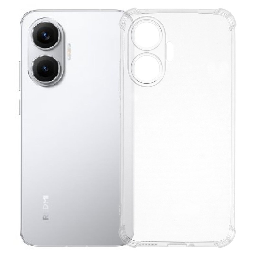 Átlátszó zselés borítás megerősített sarkokkal a Xiaomi Poco F7 5G-nél