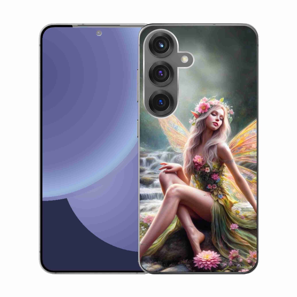 Gél borítás mmCase Samsung Galaxy S25 - pillangó nő 1