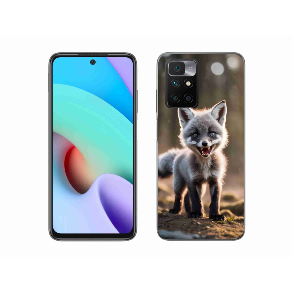 Zselés borítás mmCase a Xiaomi Redmi 10/Redmi 10 (2022) - angry fox