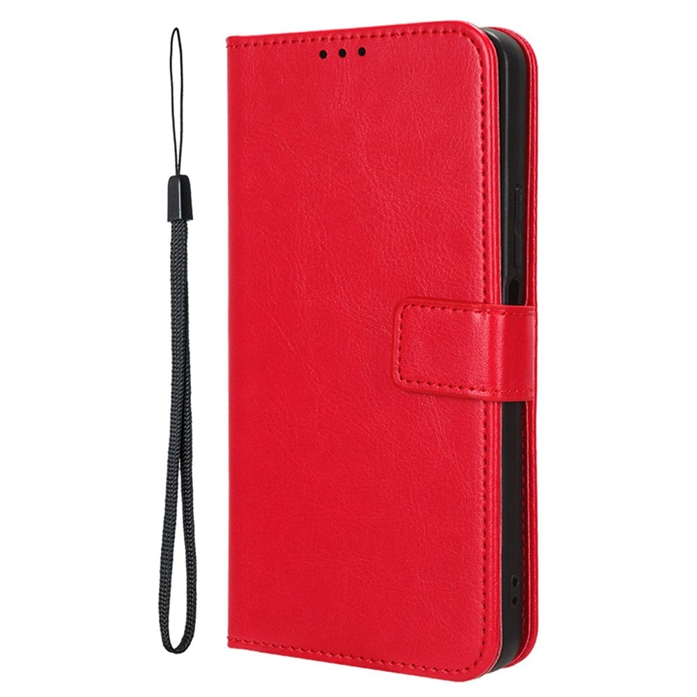 Őrült könyv tok Xiaomi Redmi 14C/Poco C75-hez - piros