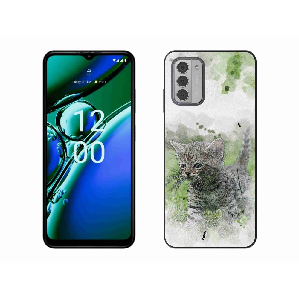 Zselés borítás mmCase a Nokia G42 készülékhez - aranyos cica 1