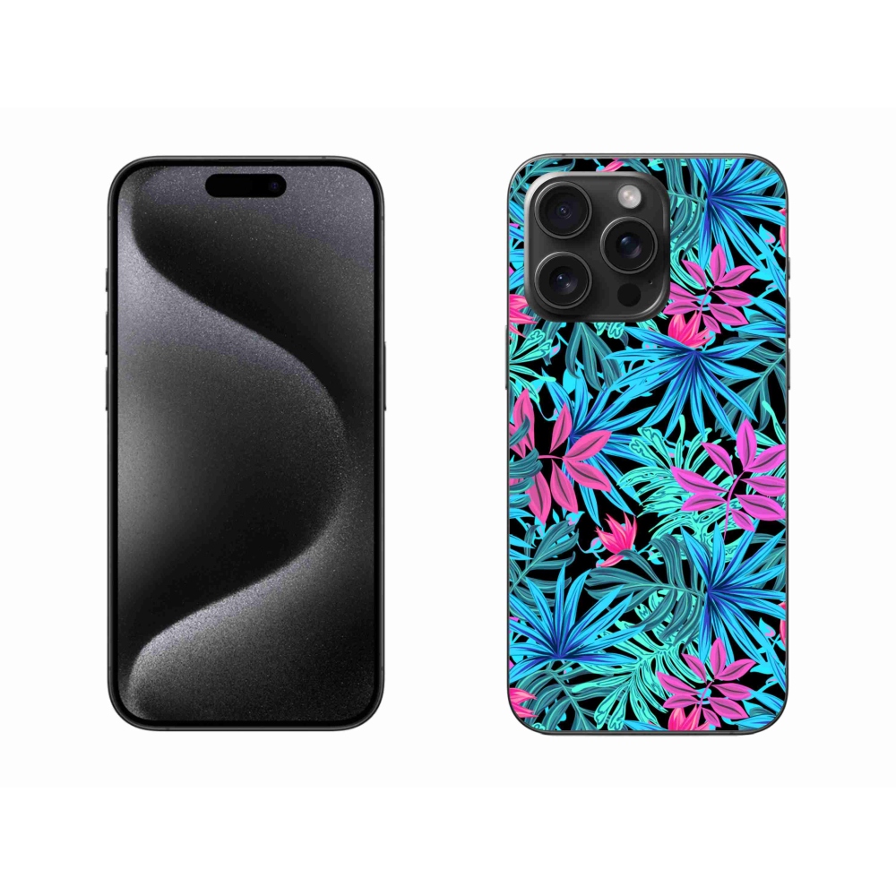 Zselés borítás mmCase iPhone 15 Pro Max készülékhez - virágok 3