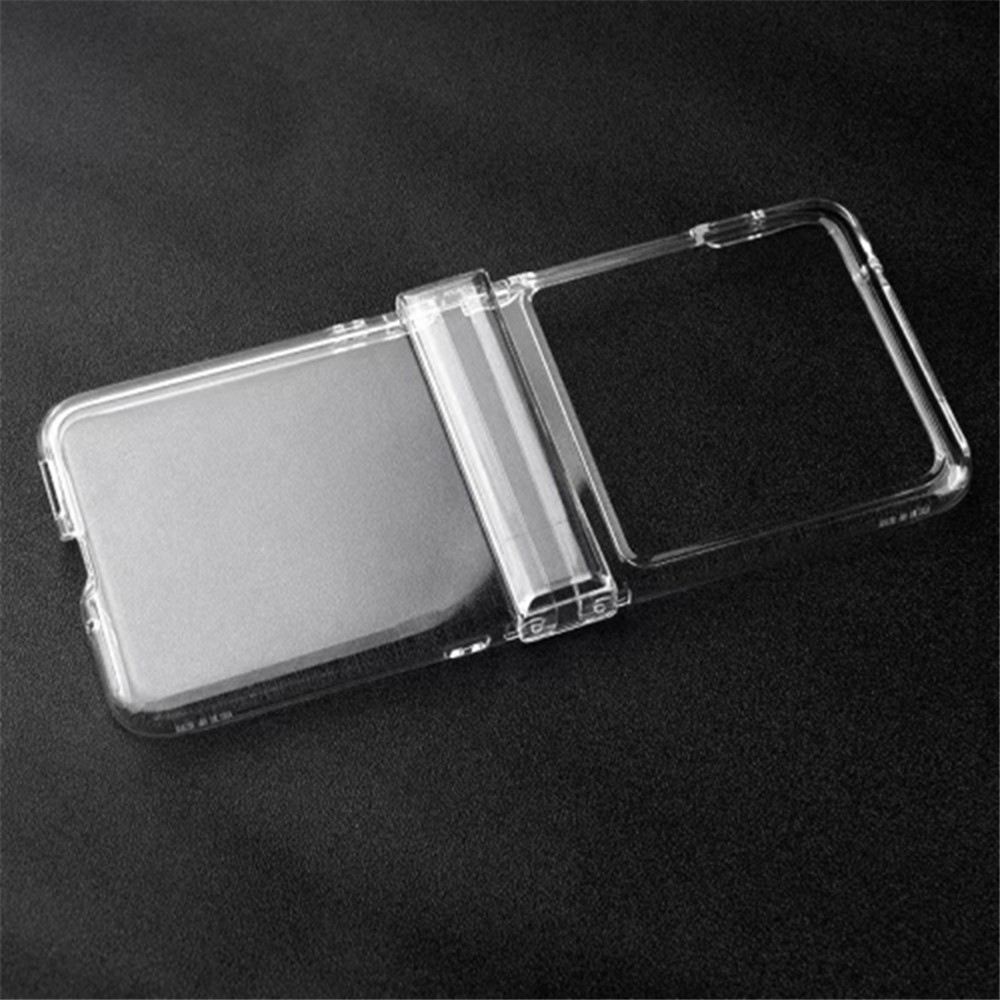 Műanyag tok a Motorola Razr 40 Ultra készülékhez - átlátszó