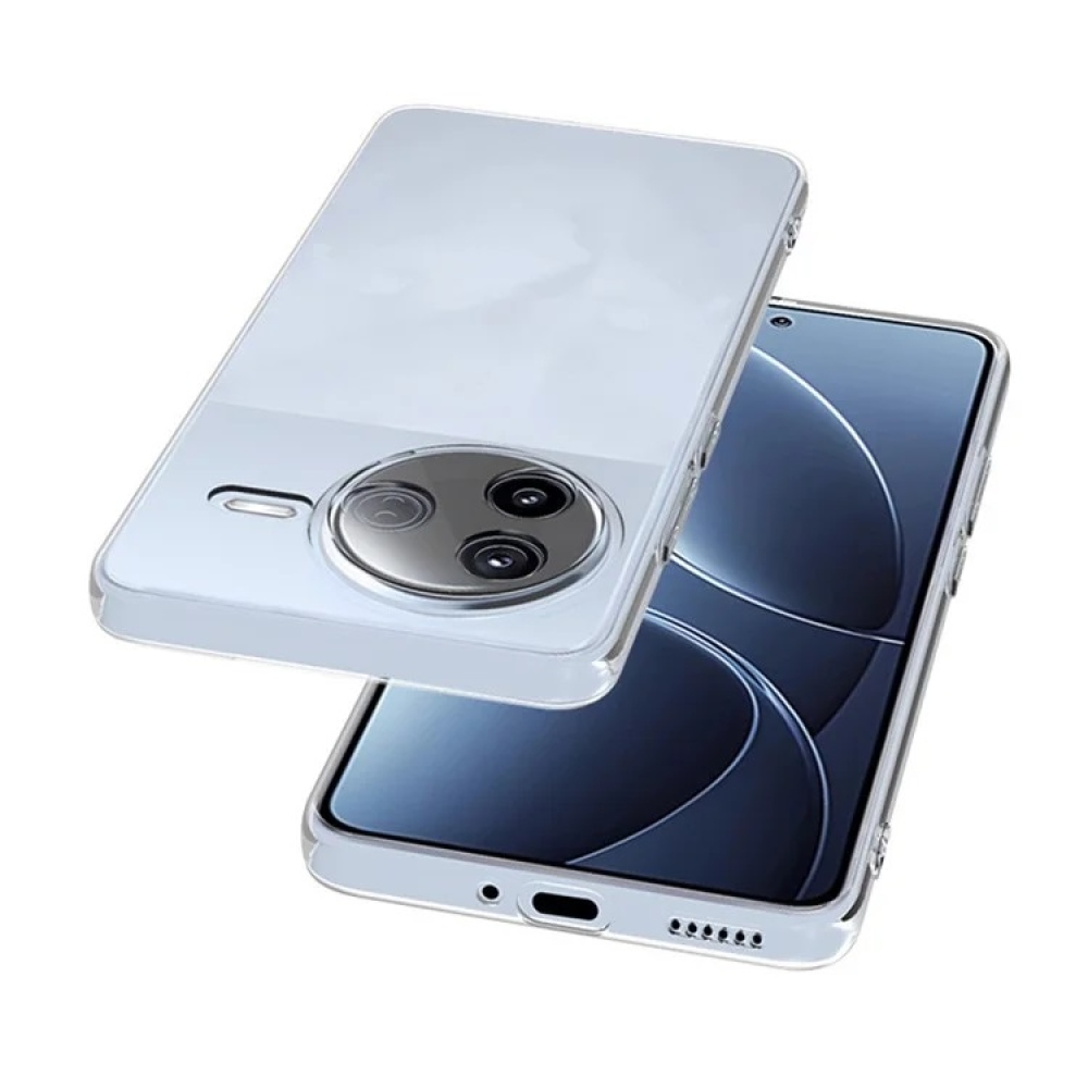 Átlátszó zselés tok Xiaomi Poco F7 Pro - átlátszó