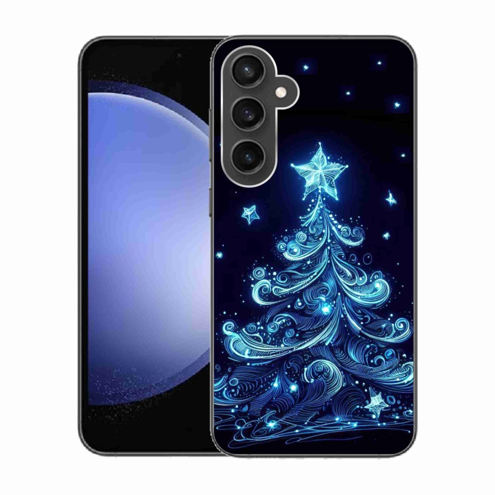 Gél borítás mmCase Samsung Galaxy S23 FE - neon karácsonyfa 4