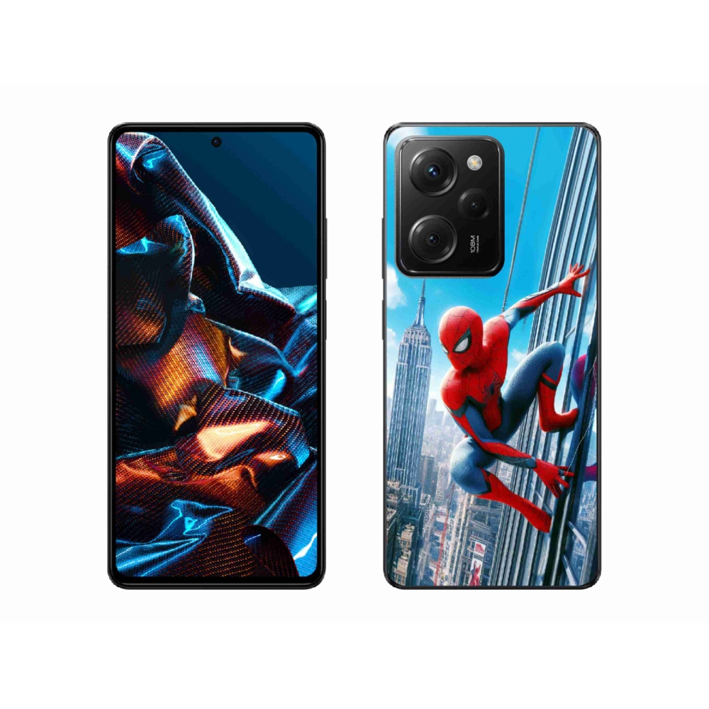 Gél borítás mmCase a Xiaomi Poco X5 Pro 5G számára - spiderman