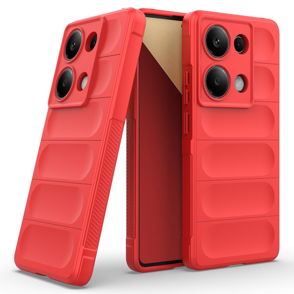 Rugg tartós zselés tok Xiaomi Redmi Note 13 Pro 4G/Poco M6 Pro - piros