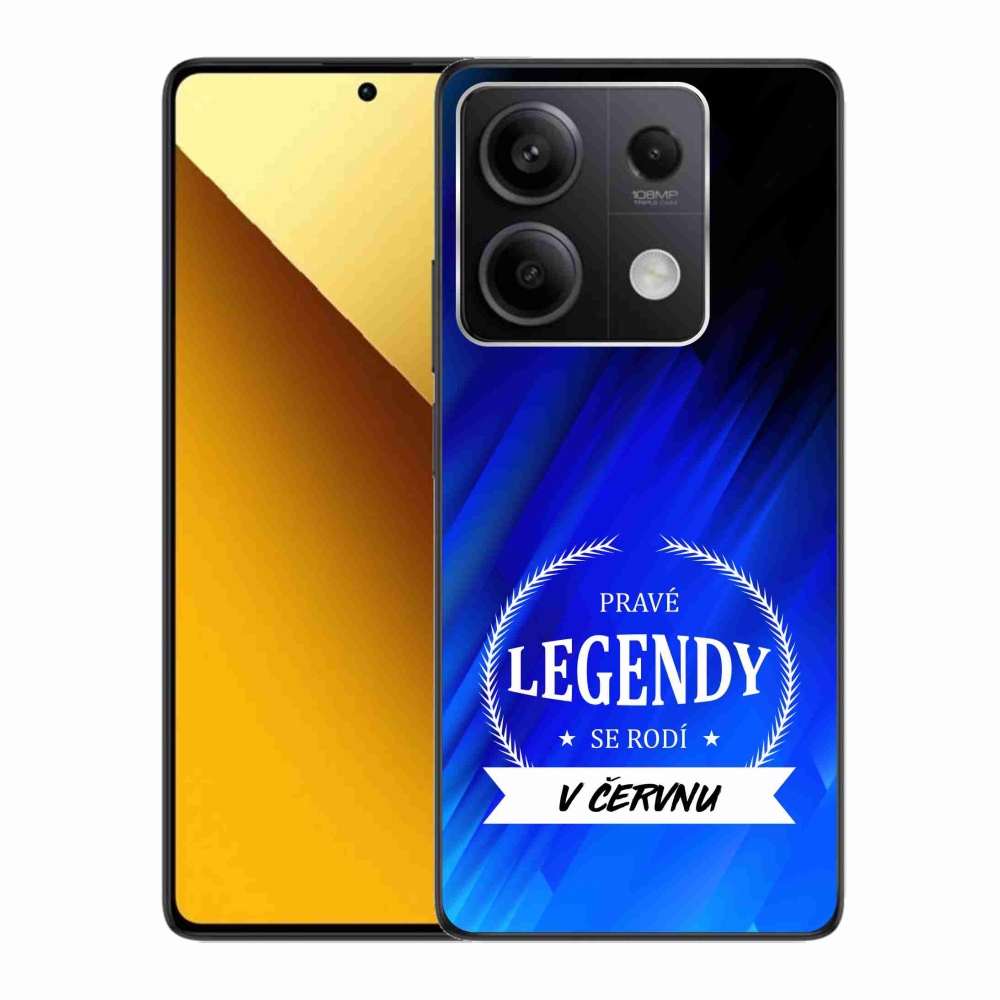 Gél borítás mmCase a Xiaomi Redmi Note 13 5G - Legendák júniusban kék háttérrel