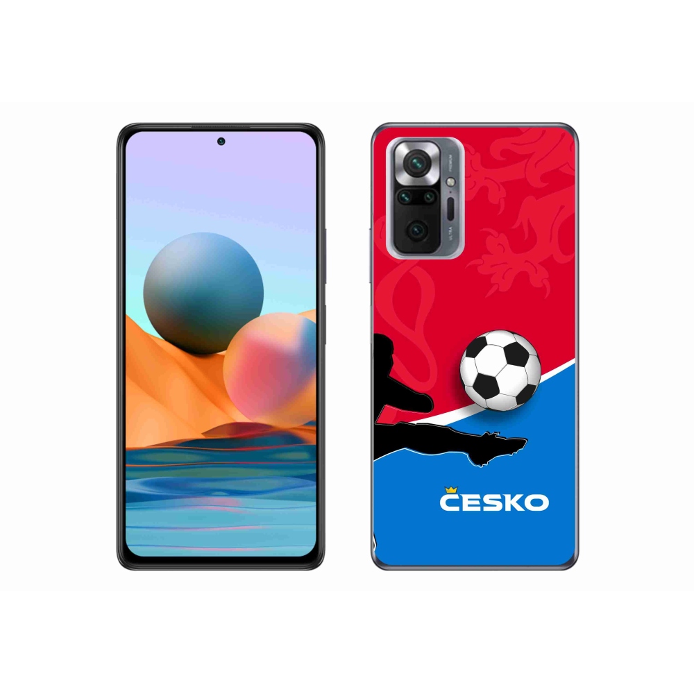Gél borítás mmCase a Xiaomi Redmi Note 10 Pro-hoz - Foci Csehország 2