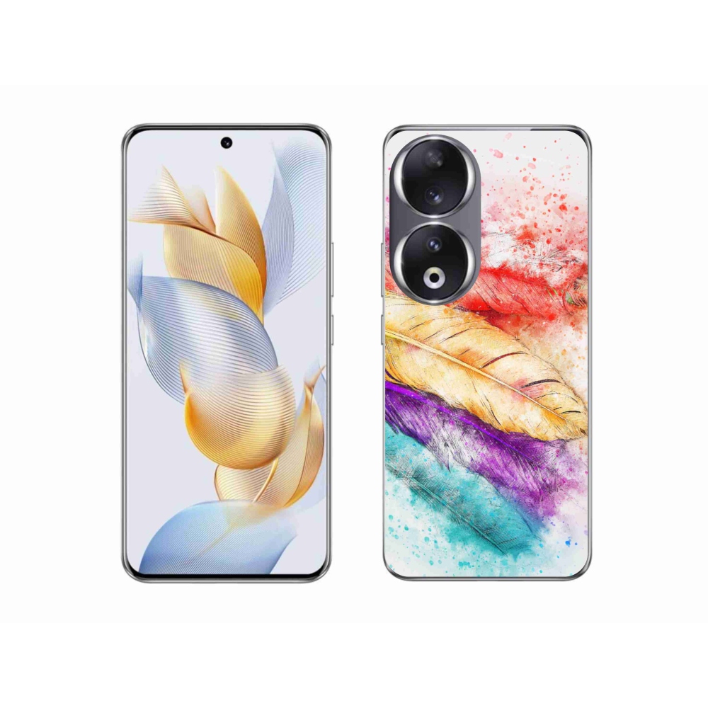 Zselés borítás mmCase a Honor 90-hez - színes toll