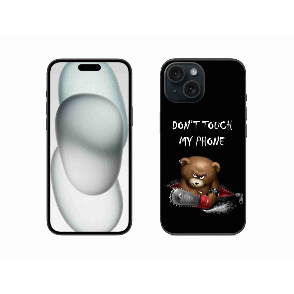 Zselés borítás mmCase iPhone 15 készülékhez - ne érintse meg a telefont