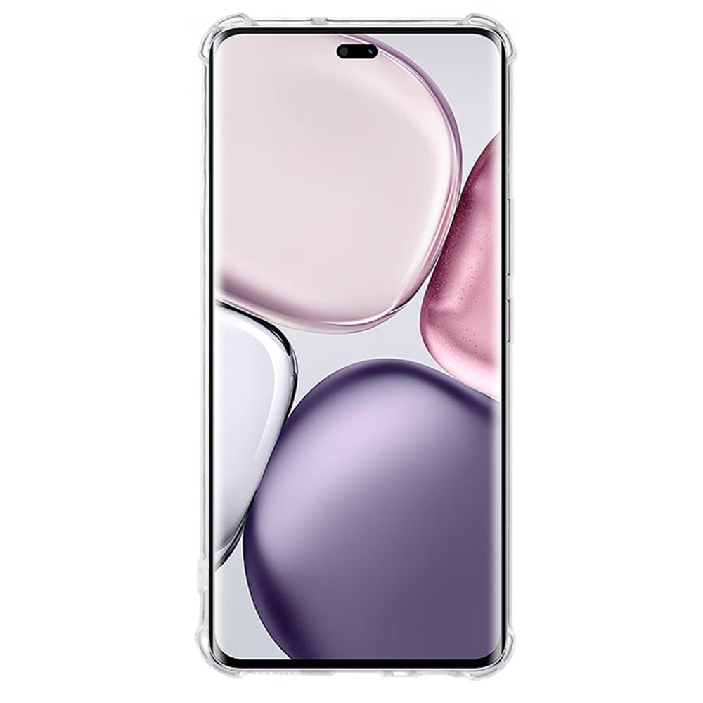 Átlátszó zselés tok megerősített sarkokkal Honor Magic 7 Lite 5G számára - átlátszó