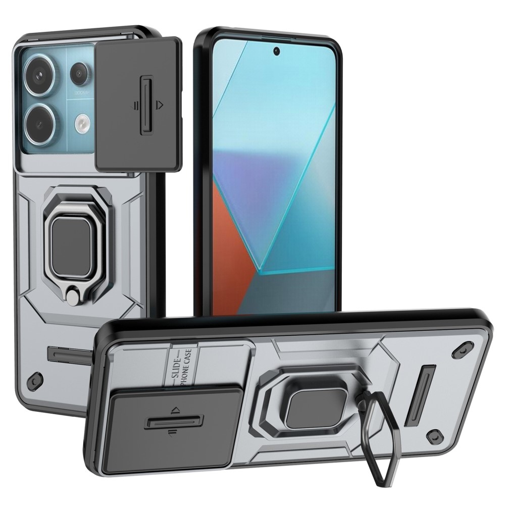 Lencseálló hibrid borítás a Xiaomi Redmi Note 13 Pro 5G/Poco X6 5G készülékhez - szürke