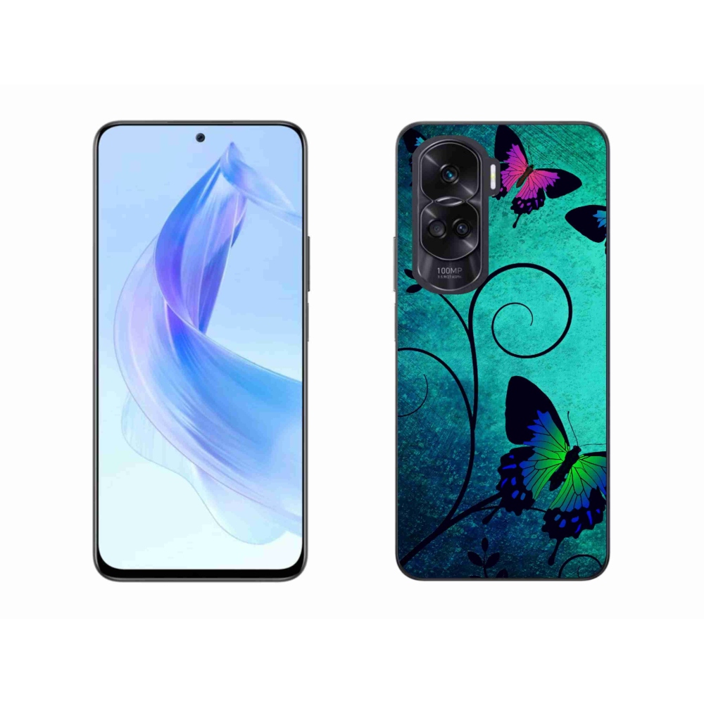 Zselés borítás mmCase a Honor 90 Lite készülékhez - színes pillangók