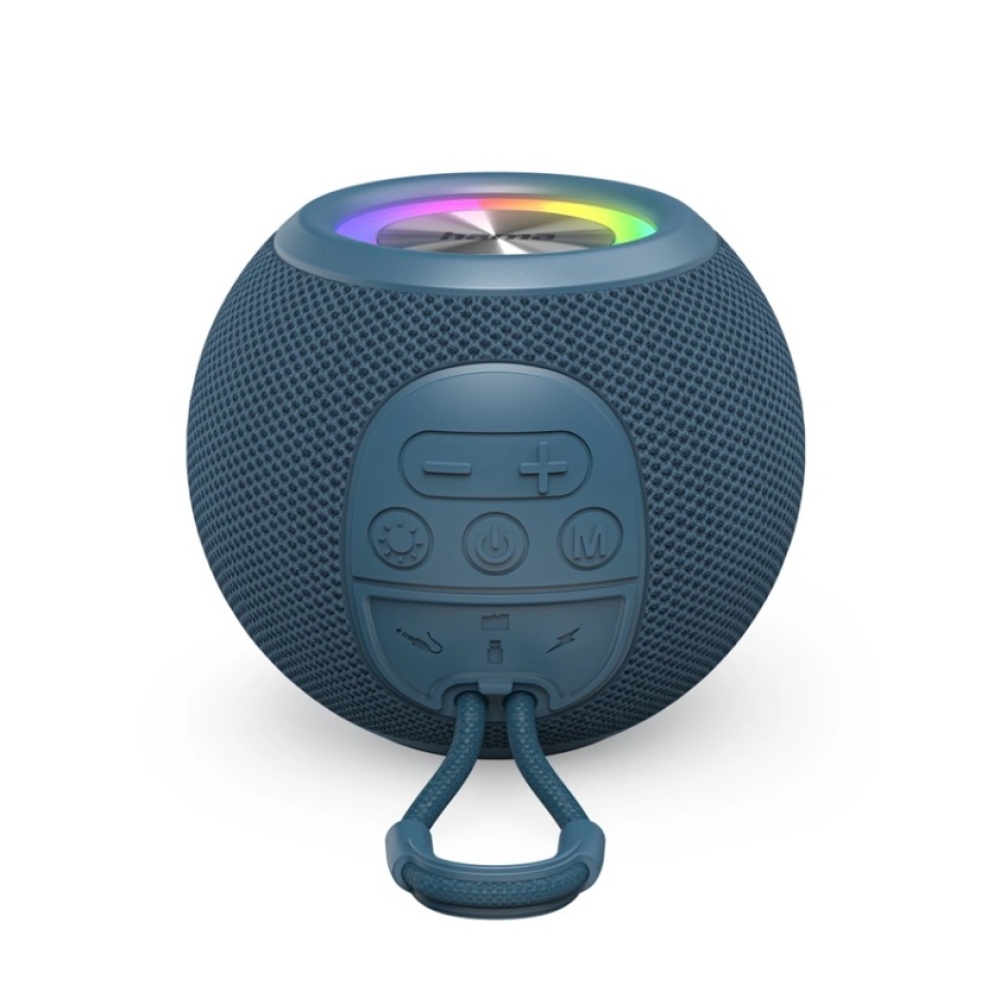 Hama Ball Bluetooth hangszóró 5 W, LED háttérvilágítás, USB-A, microSD foglalat - kék