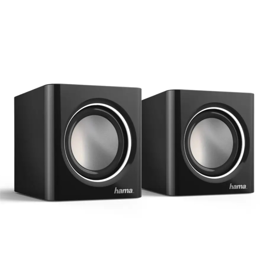 Hama Laptop hangszórók Sonic Mobil 185 - Fekete/ezüst