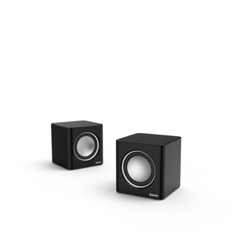 Hama Laptop hangszórók Sonic Mobil 185 - Fekete/ezüst