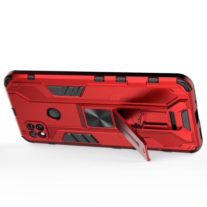 Kemény, tartós hibrid borítás Xiaomi Redmi 10A - piros
