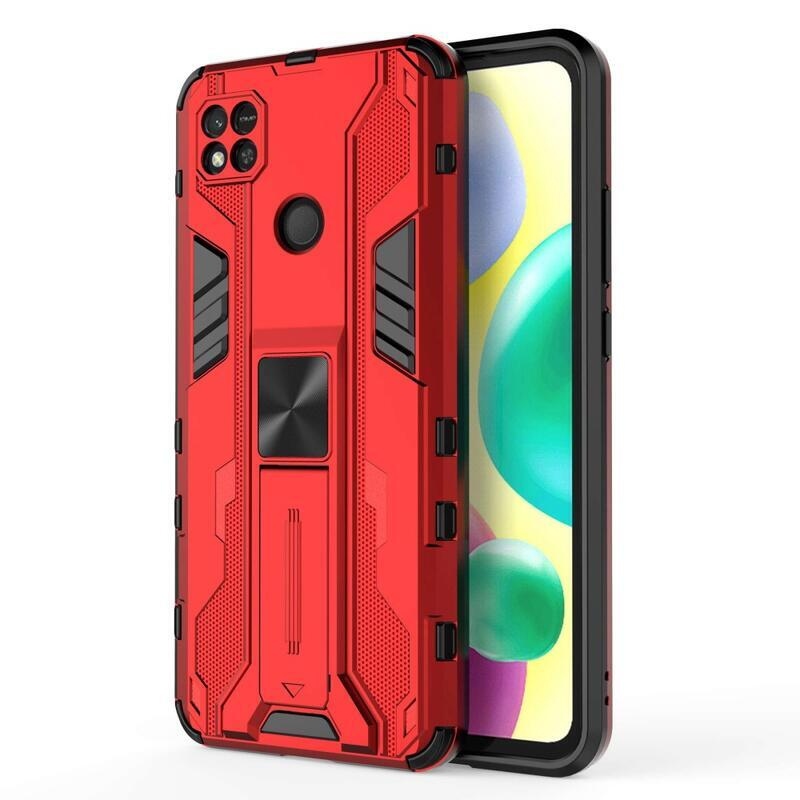 Kemény, tartós hibrid borítás Xiaomi Redmi 10A - piros