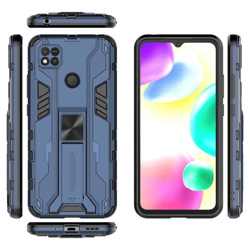 Kemény, tartós hibrid borítás a Xiaomi Redmi 10A készülékhez - kék