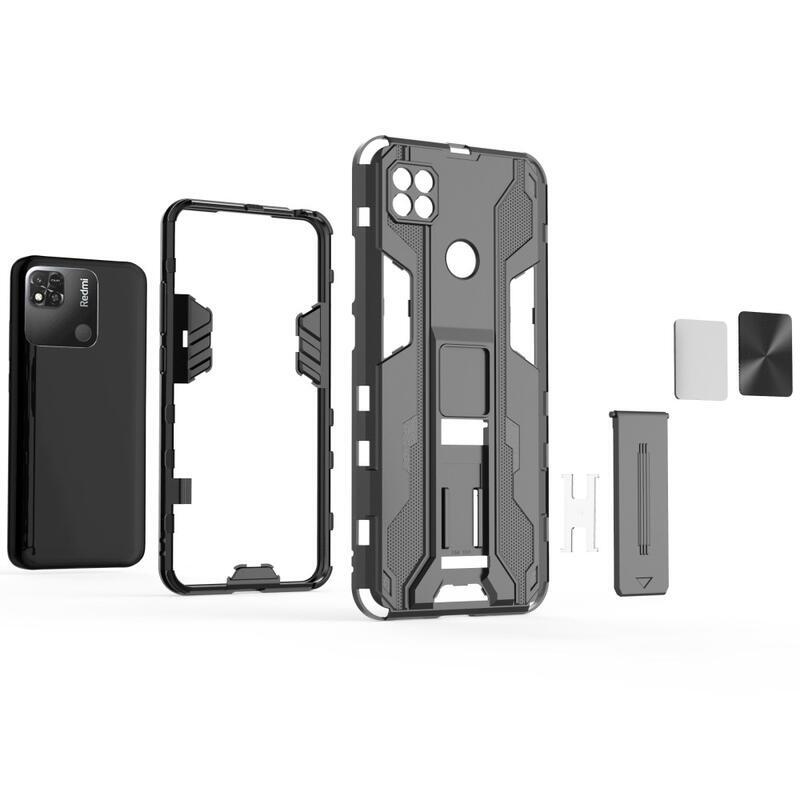 Kemény, tartós hibrid borítás a Xiaomi Redmi 10A készülékhez - szürke