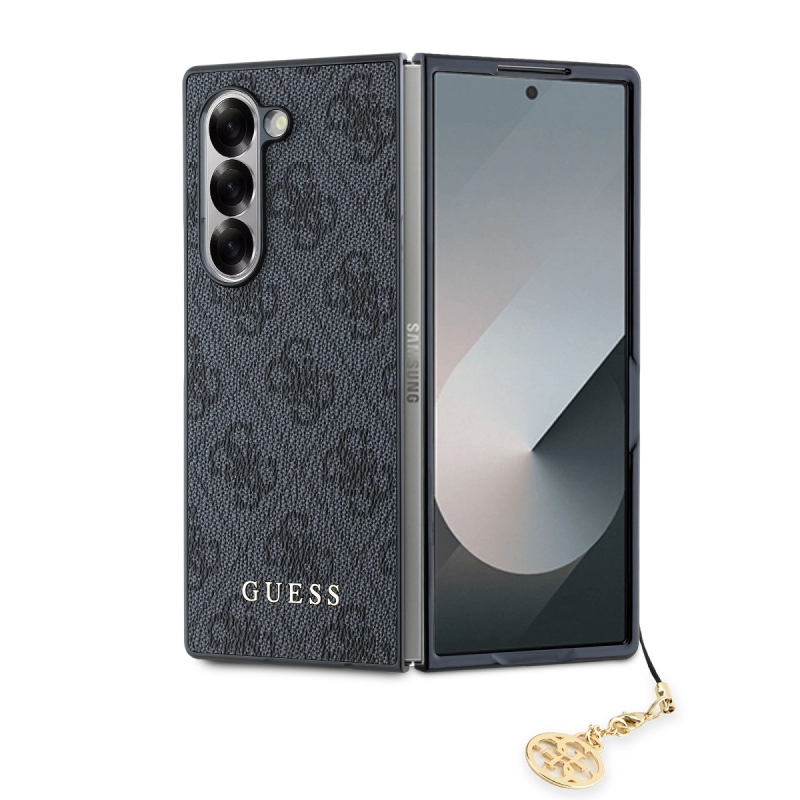 Guess 4G Charm hátlap Samsung Galaxy Z Fold 6 szürke