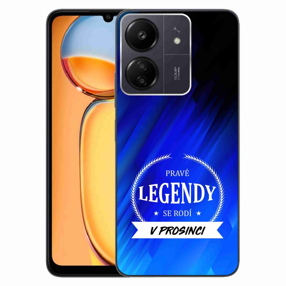 Gél borítás mmCase a Xiaomi Poco C65/Redmi 13C - Legendák decemberi kék háttérrel