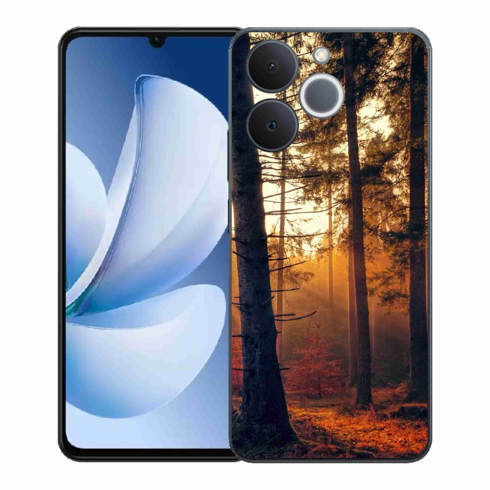 Zselés borítás mmCase a Realme Note 70T-hez - erdő