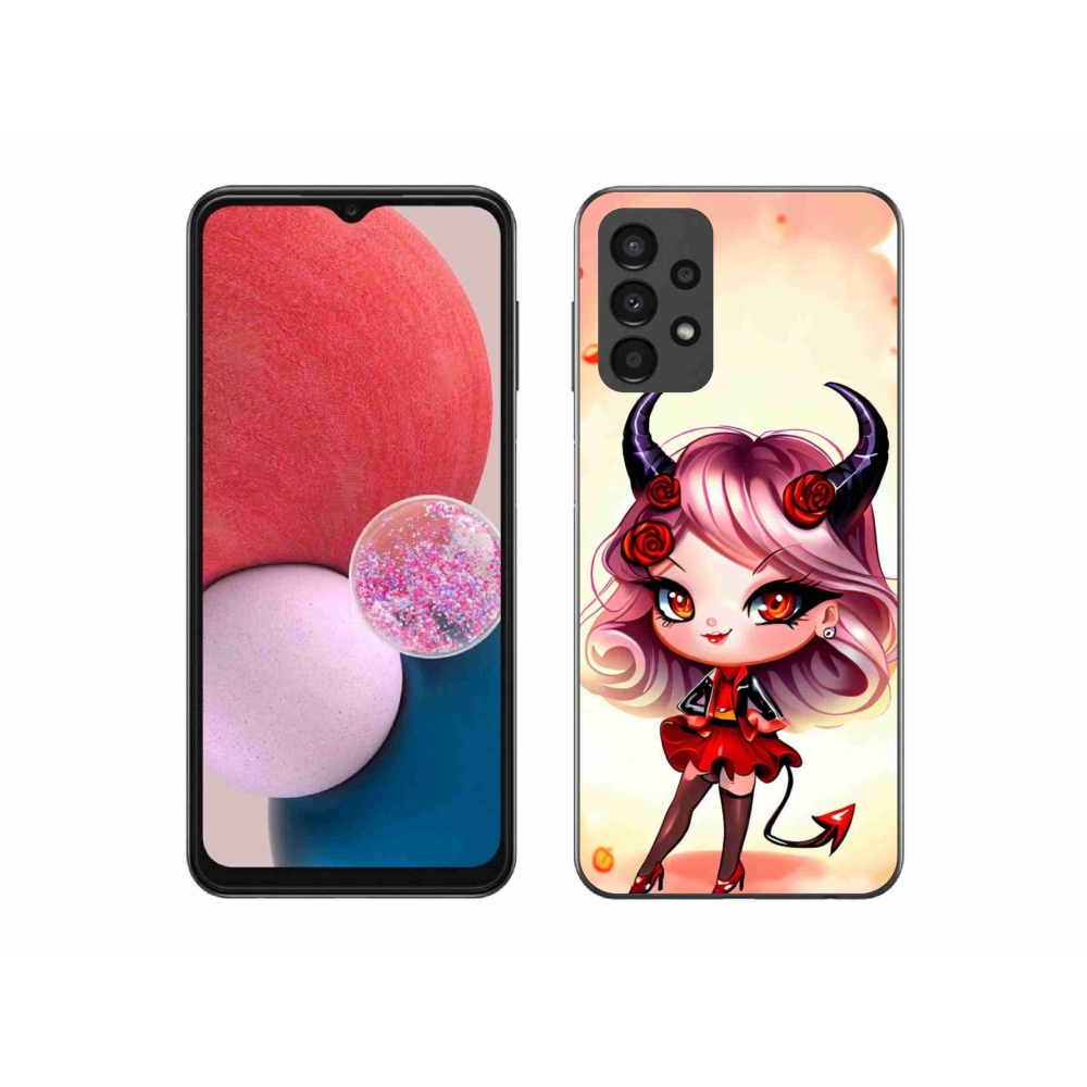 Gél védőhuzat mmCase Samsung Galaxy A13 4G - rajzfilm ördög