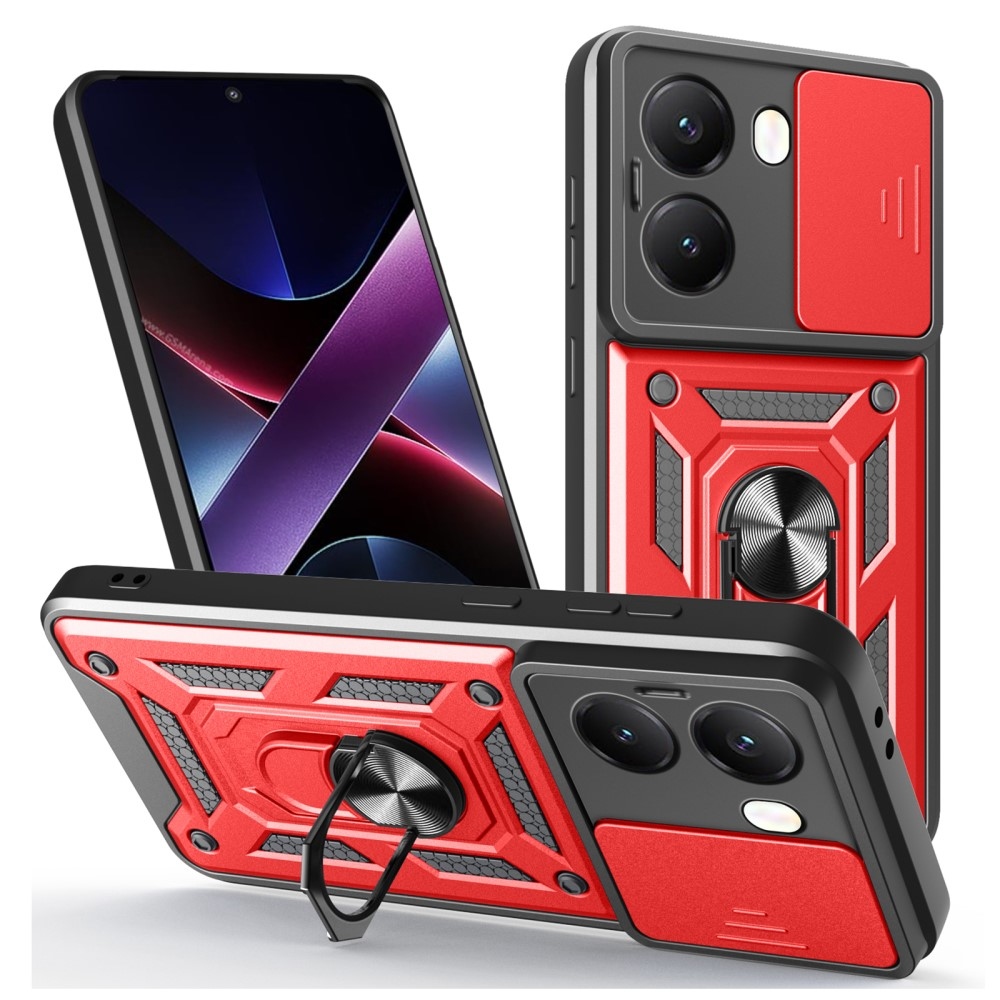 Csúszásálló borítás a Xiaomi Poco X7 Pro 5G készülékhez - piros