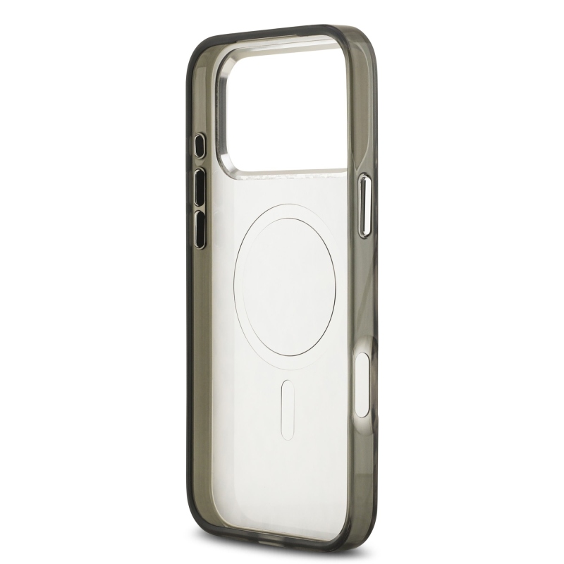 Karl Lagerfeld IML Leopard MagSafe hátlap iPhone 17 Pro Maxhoz, barna