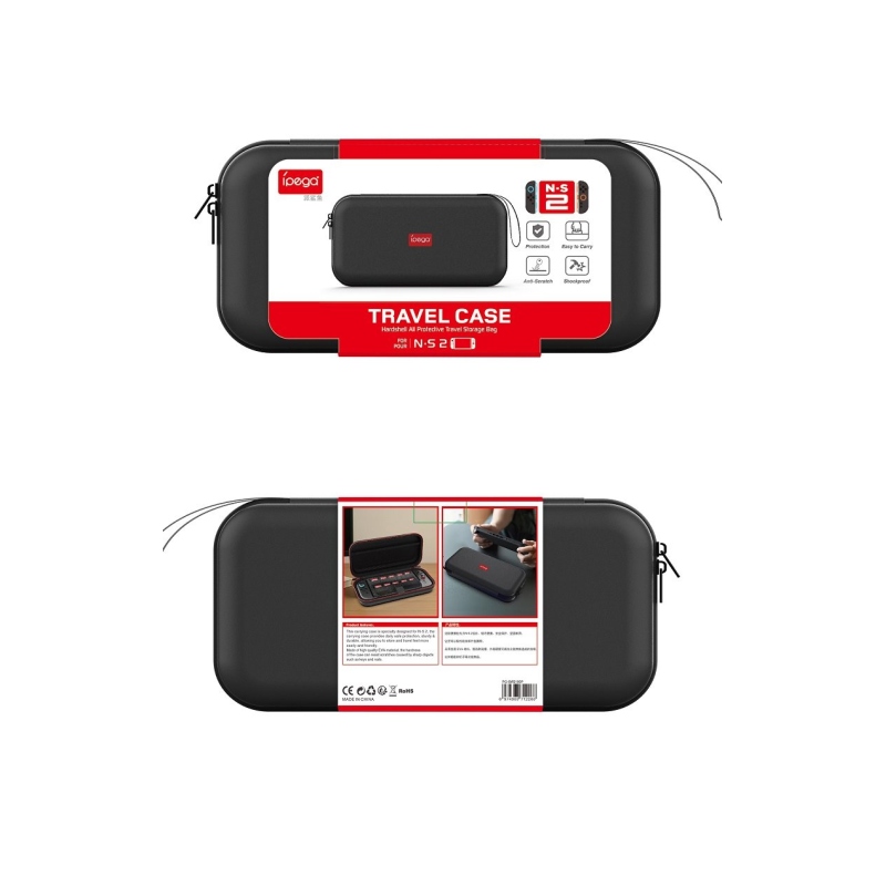 iPega SW2193P Vékony védőtok Nintendo Switch 2 készülékhez Fekete