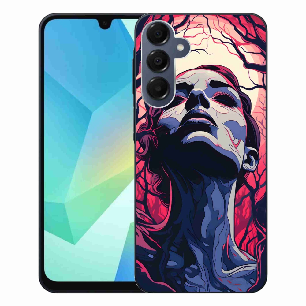 Gél borítás mmCase Samsung Galaxy A16 4G/5G - absztrakt arc