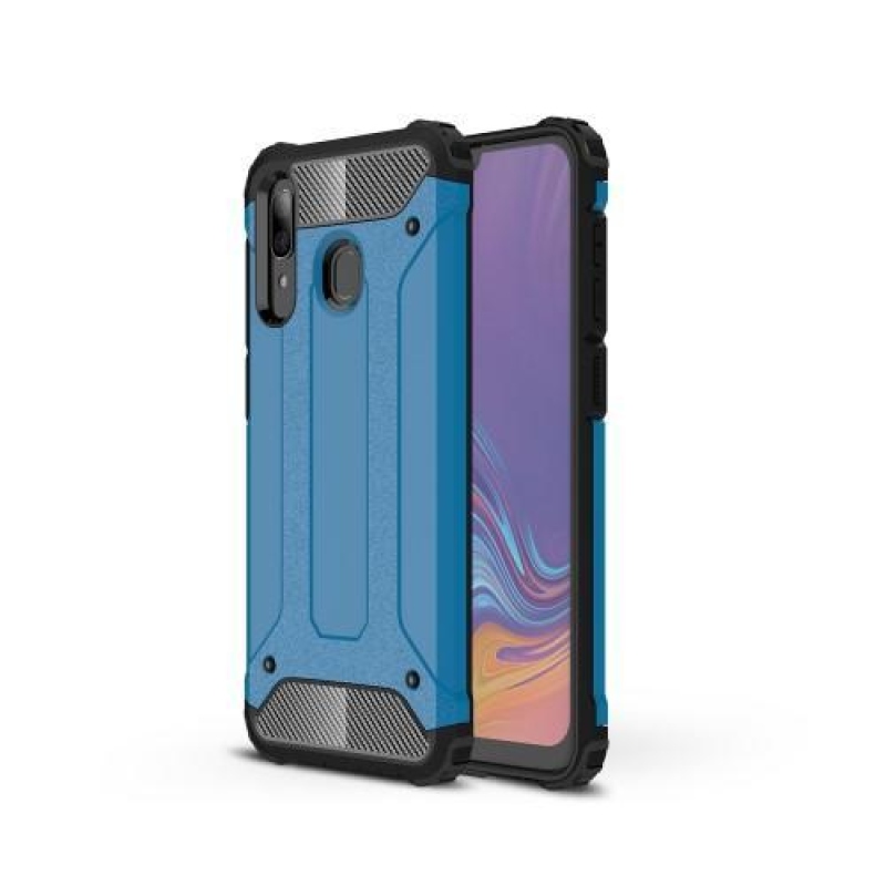 Nehéz, tartós hibrid mobiltáska Samsung Galaxy A30 / A20 - világoskék színben