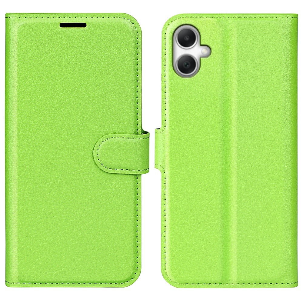 Litchi könyv tok Samsung Galaxy A07 4G - zöld