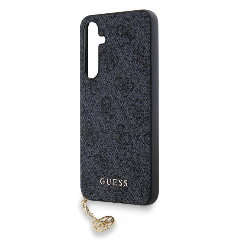 Guess 4G Charm hátlap Samsung Galaxy A55 5G szürke