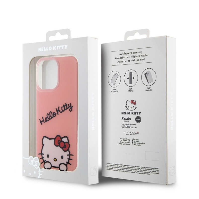 Hello Kitty IML Daydreaming logós hátlap iPhone 13 Pro rózsaszínű készülékhez