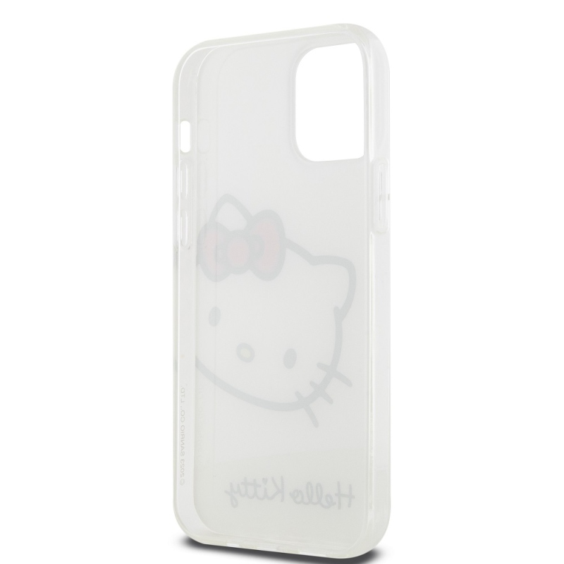 Hello Kitty IML Head logós hátlap iPhone 12/12 Pro fehérhez